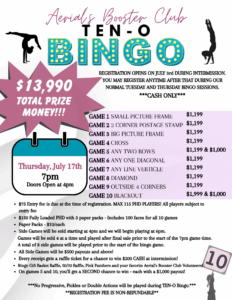 Aerial's Gymnastics TEN-O @ Carefree Bingo | Colorado Springs | Colorado | United States